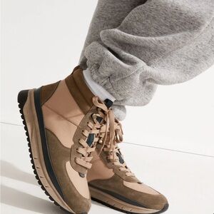 The Sneaker Boot in Nylon and Suede